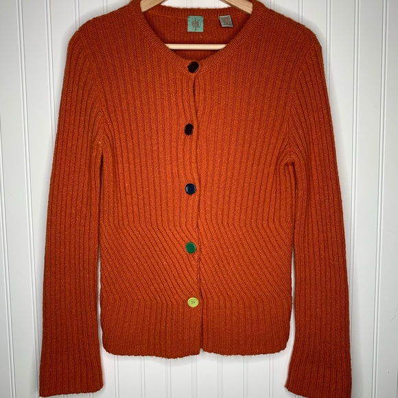 Anthropologie Sweaters - HWR Anthropologie button front cardigan sweater M